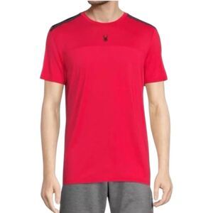 Spyder Active Men’s XXL Red Athletic T-Shirt Breathable Quick Dry  Stretch